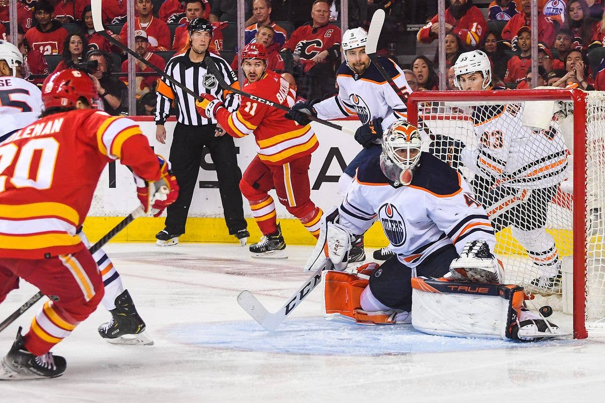 Flames and Oilers Combine For 15 Goals in Game One Shootout - TWSN
