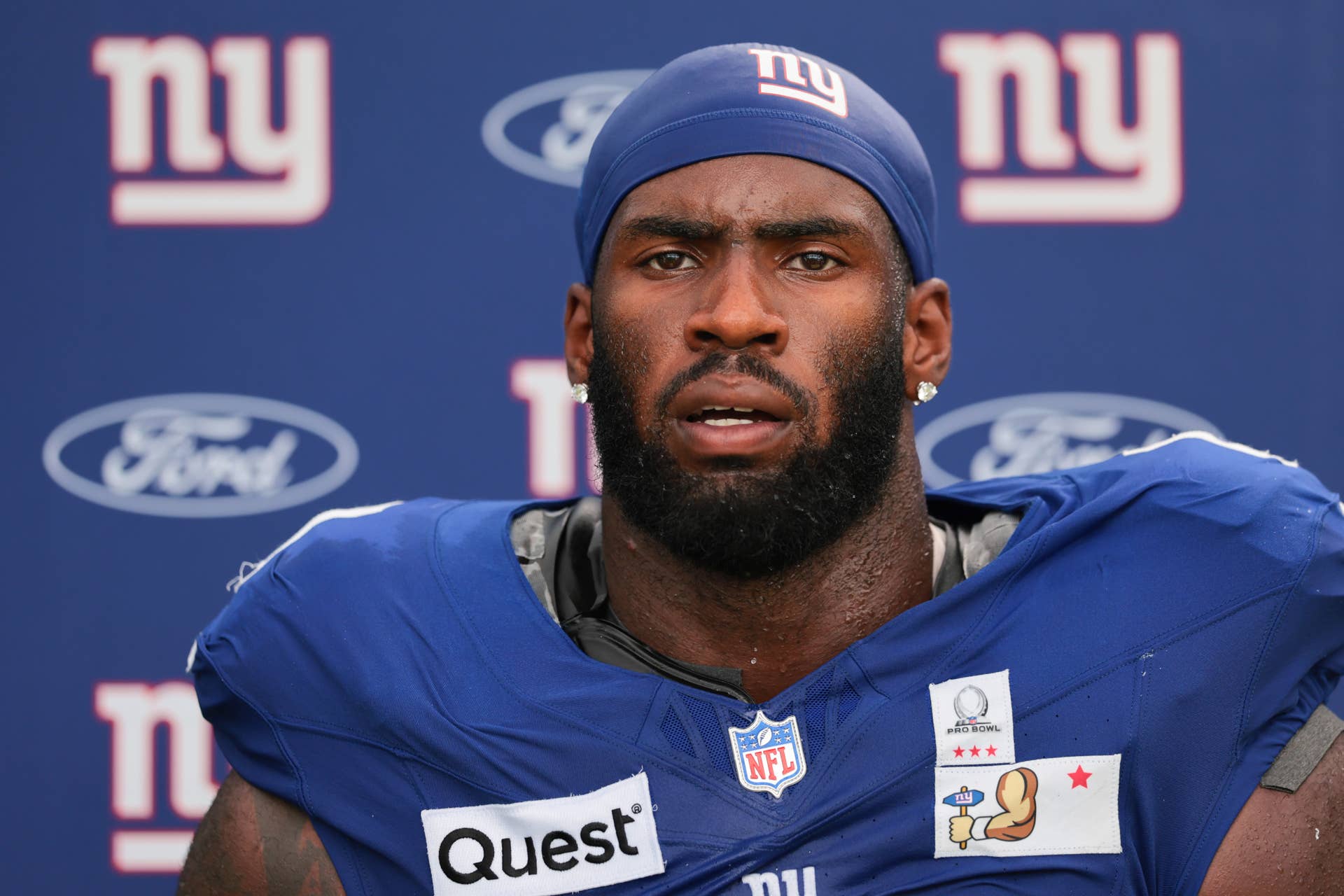 Brian Burns Active for New York Giants Despite Low-Ankle Sprain - TWSN